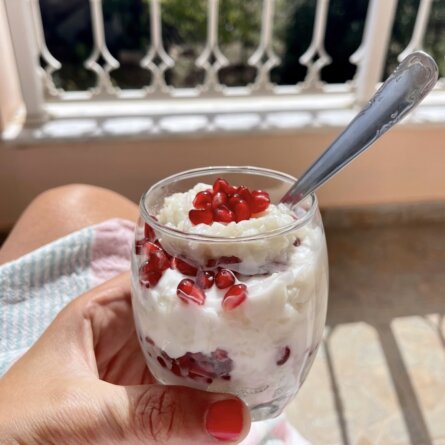 Milchreis mit Granatapfel Milchreis mit Granatapfel