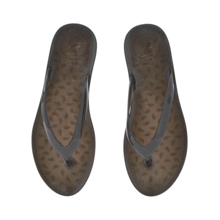 Jelly flip flops black