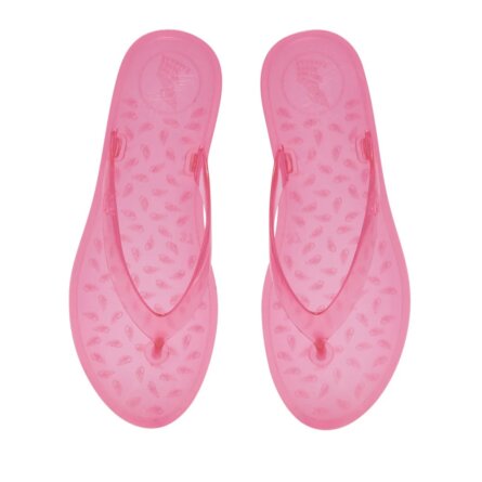 Jelly flip flops pink