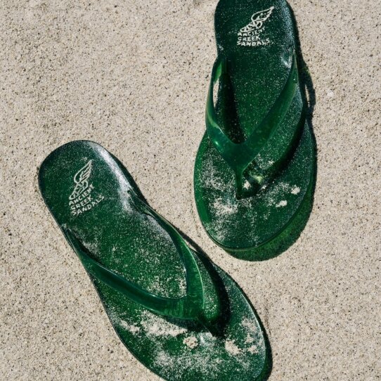 Jelly flip flops
