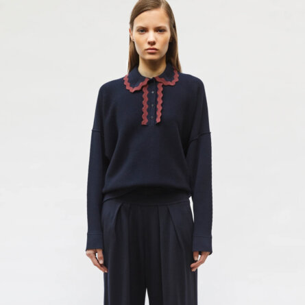 chemise maille col croquet Molli-2