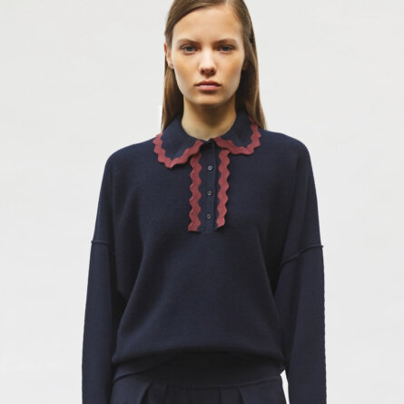 chemise maille col croquet Molli-4