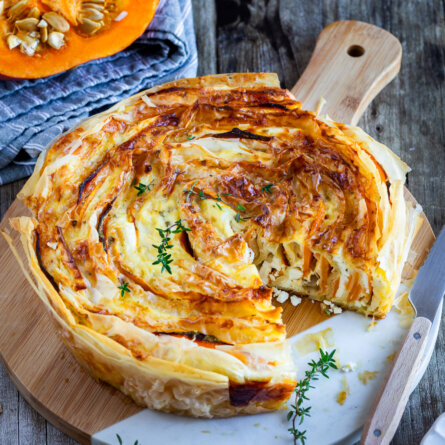 Crinkle Cake mit Kürbis und Feta-1