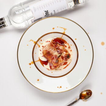 Vodka-Tortiglioni mit 'Nduja Vodka-Tortiglioni mit 'Nduja