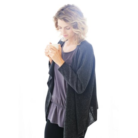 Wellicious-Yoga-Pilates Kleidung-Strickjacke