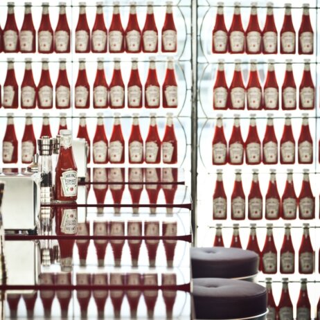 Helvti Diner Burger Zürich Ketchup