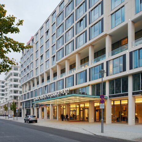 Scandic Berlin Potsdamer Platz Hotel Außenansicht