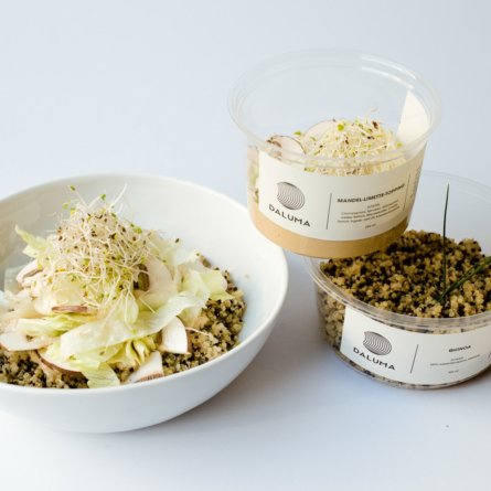 Daluma vegane Snacks Rosenthaler Platz Mitte Quinoa mit Toppings