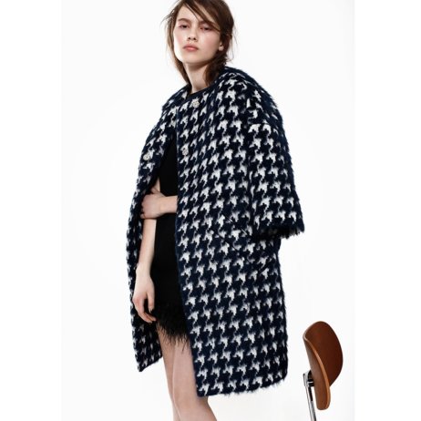 FashionVestis Fashion Online Store Zürich gemusterter Mantel