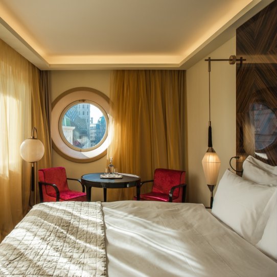 Lamee Hotel Wien Zentrum Zimmer mit Doppelbett
