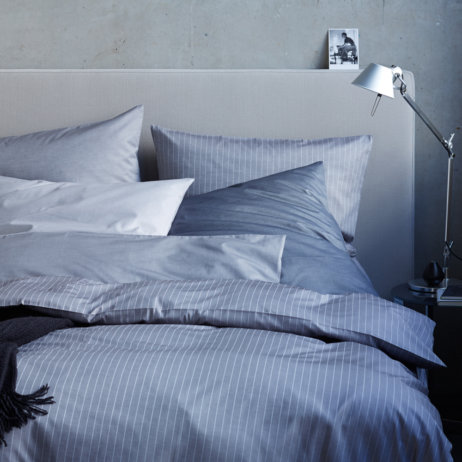 Stoffkontor Bettwäsche Kollektion 2015 blaugrau