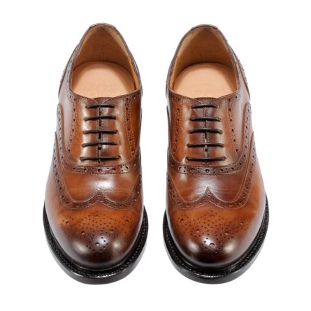 Benci Brothers Zürich Schuhe Schnürschuhe aus braunem Leder