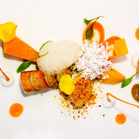 First Floor Michelin Stern Restaurant Berlin Hummer