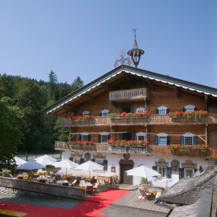 Stanglwirt Hotel Going am Wilden Kaiser Österreich Terrasse