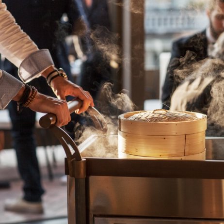 Rooftop Restaurant Zürich Dampf gegarte Speisen