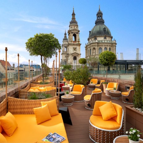 Aria Hotel Budapest Dachterasse