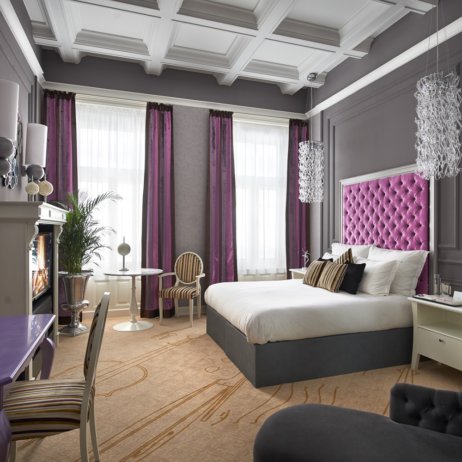 Aria Hotel Budapest Zimmer violett