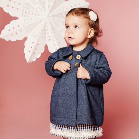 Bergflocke ökologische Kindermode Schweiz Mantel