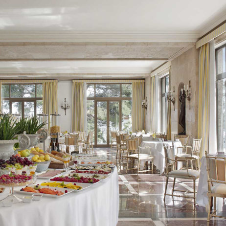 La Gavina Luxushotel am Meer Spanien Büffett