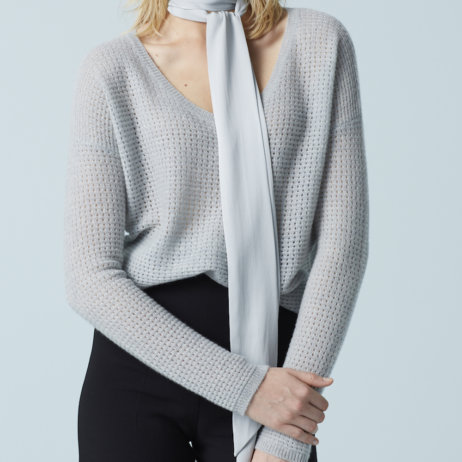 Zürich Parenti Kaschmir Pullover Seidenschal