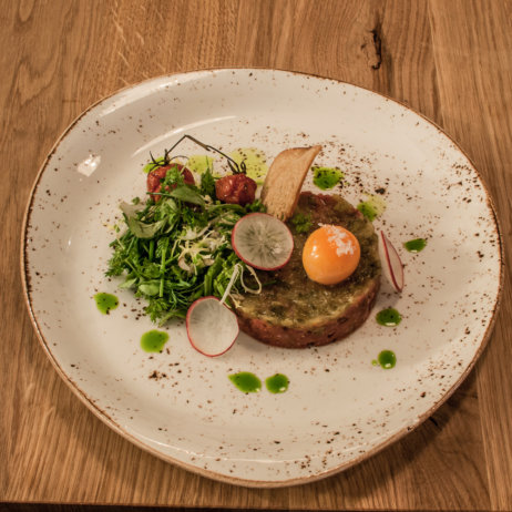 Acht & Dreißig Restaurant Friedrichstraße Berlin Teller