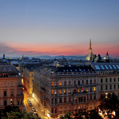 Dstrict Steakhouse im Ritz Carlton Vienna Wien Ausblick