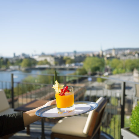 Hotel Ambassador Zürich Aussicht Dachterrasse