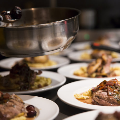 Meatingraum München Westend Hauptgang Coq au Vin