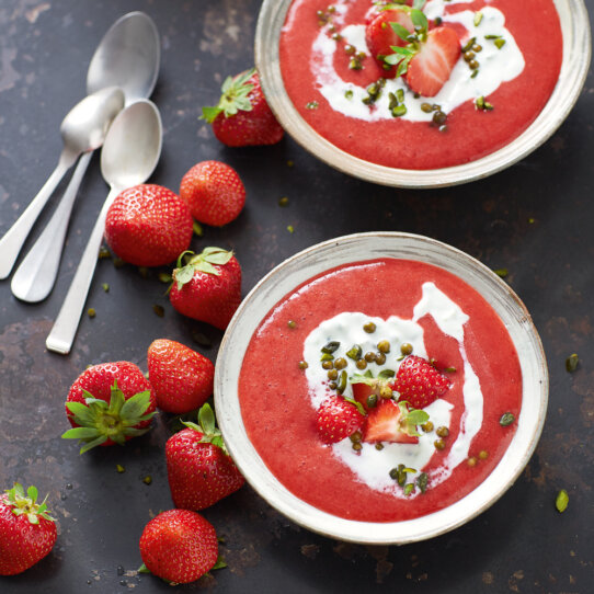Erdbeergazpacho von Nils Egtermeyer