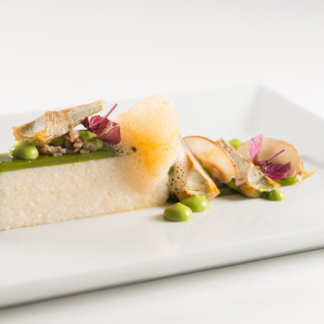 Tian München_Vorspeise mit Artischocken