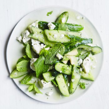 Salat Gurke, Minze und Avocado_Rezept Natasha Corrett