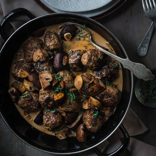 Hackbällchen mit Pilzsauce von Katharina Küllmer-2