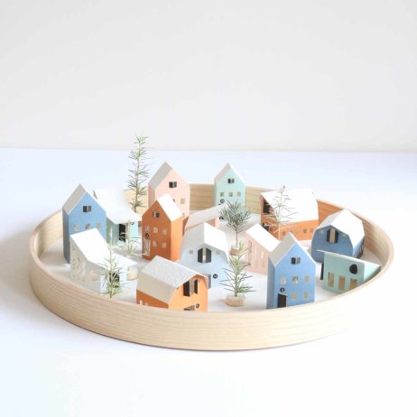 Papierhäuschen Advent von La Mesa-2