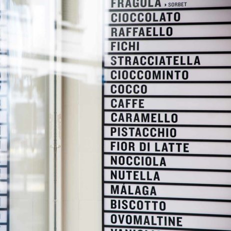 Eisdiele Gelati Tellhof Zürich Eissorten