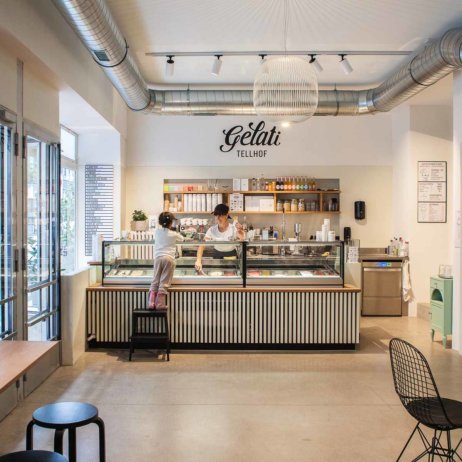 Eisdiele Gelati Tellhof Zürich Eistresen