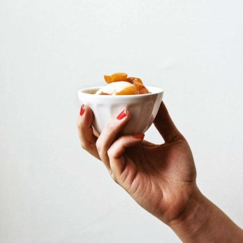 Ingwer-Eis mit Kumquat Kompott von Kinfolk