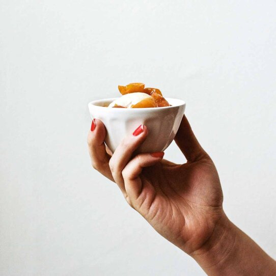 Ingwer-Eis mit Kumquat Kompott von Kinfolk