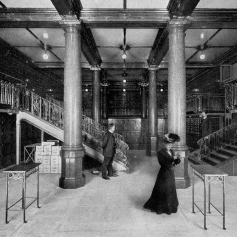 Historische Aufnahme Tresor Hotel de Rome