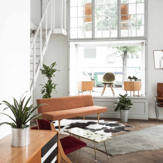 Vintage Möbel bei Die Wohnung in Wien