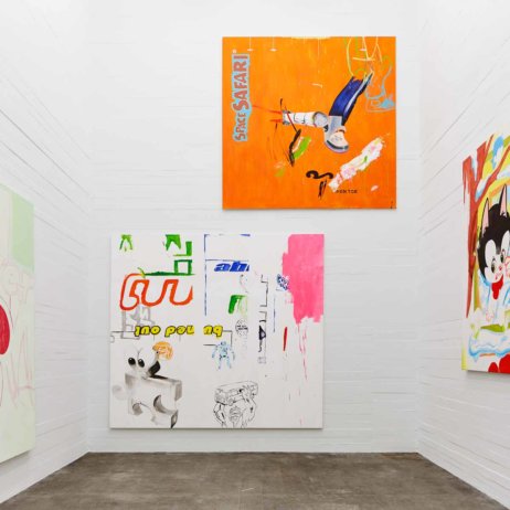 Sammlung Boros – Installationsansicht mit Arbeiten von Michel Majerus-Foto- © NOSHE