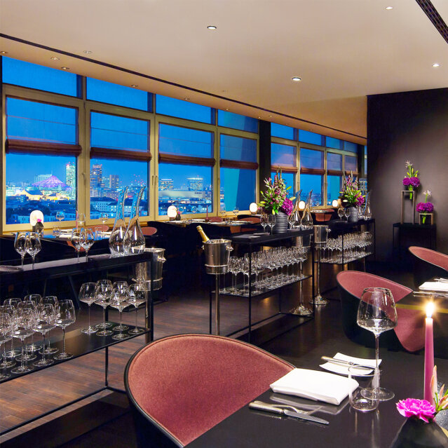 Hugos Restaurant Berlin Aussicht