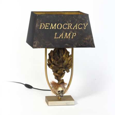 DEMOCRACY LAMP, 2017, sculpture