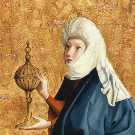 Ausschnitt_ Konrad Witz, Die Königin von Saba vor Salomo, Staatliche Museen zu Berlin, Gemäldegalerie Jörg P. Anders  (1)