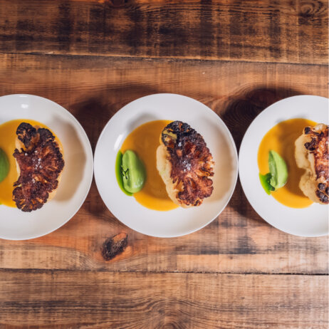 Lila Restaurant Berlin Blumenkohl