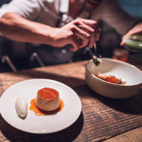 Lila Restaurant Berlin Creme Caramel