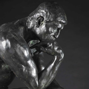 Auguste Rodin, The Thinker, 1881-83, Detail, Nationalgalerie, Staatlichen Museen zu Berlin Andreas Kilger