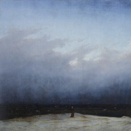 Caspar David Friedrich, The Monk by the Sea, 1808-10