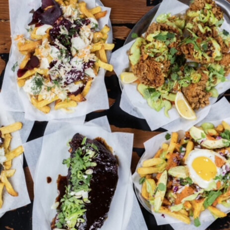 Goldies Berlin Kreuzberg Pommes Frites und Chicken