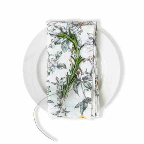 Gustavia Linen Tales Leinenserviette Vogel