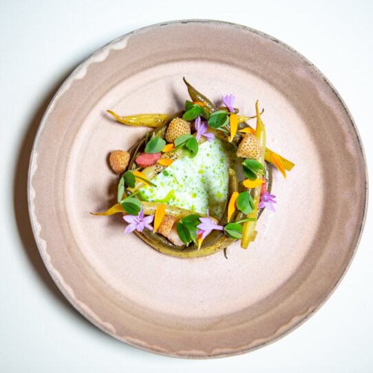 Restaurant Brikz Berlin Charlottenburg Eingelegte Bohnen © pctrbrln